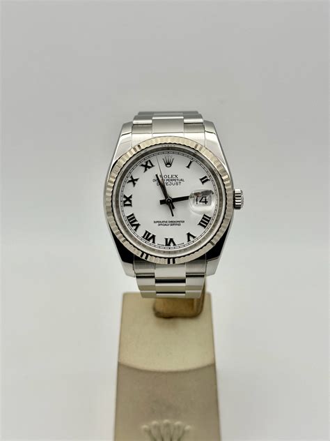 rolex datejust bianco numeri romani|rolex datejust 2021.